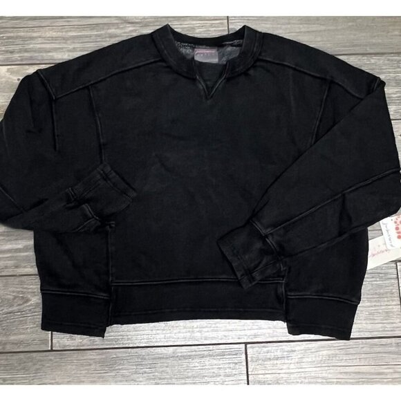 NWT Free People Movement x Hatch Intercept Pullover Small Black Top Sweatshirt - Picture 6 of 13
